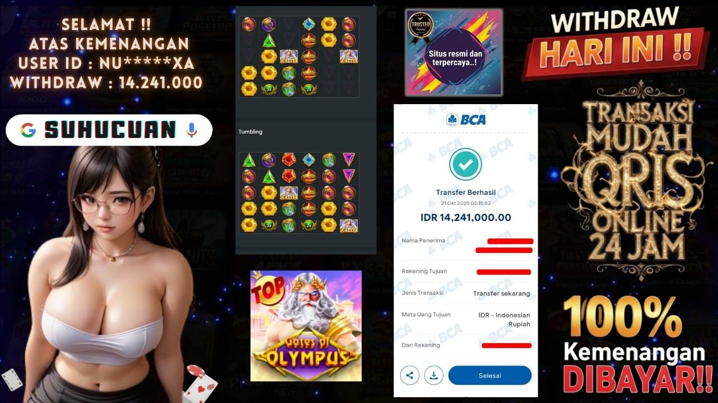 SUHUCUAN JACKPOT SLOT GATES OF OLYMPUS